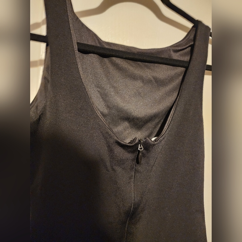 Bebe Black Bodycon Mini Dress Size M - Picture 4 of 6